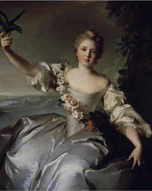 Jjean-Marc nattier Portrait of Mathilde de Canisy, Marquise d'Antin oil painting picture